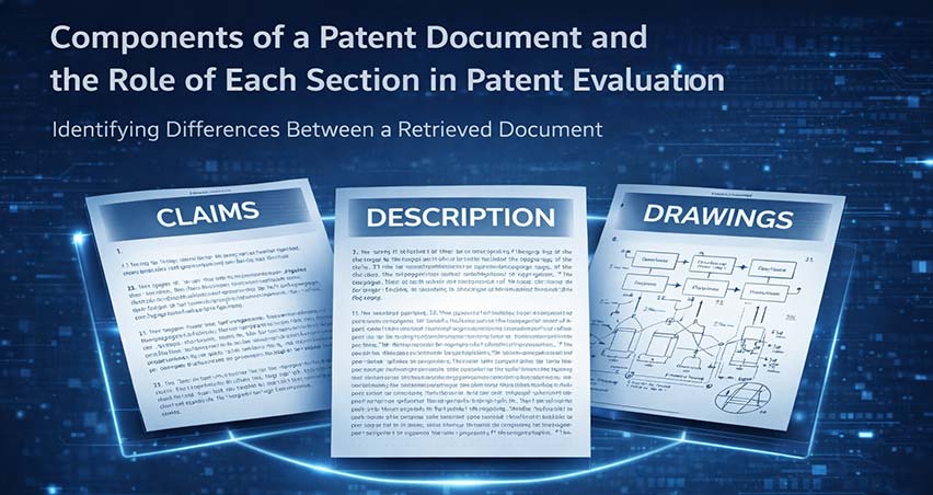 Role of Patent Document Components in Patent Evaluation
